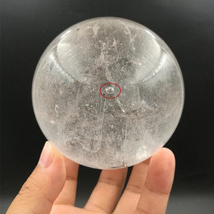 Natural Water Bubble Quartz Sphere - Image 3